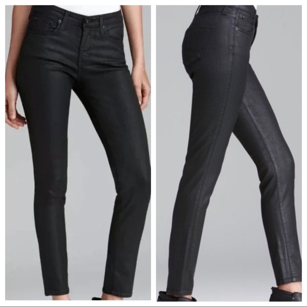 Big Star Envy Black Coated Jeans